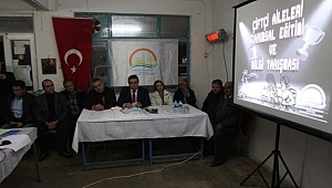 'Kuzu, Oğlak ve Buzağı Ölümlerinin Önlenmesi, Tarım Sigortaları ve Organik Zeytin Yetiştiriciliği' toplantısı