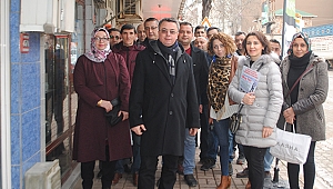 Okay Toy başkanlık çalışmalarına devam ediyor