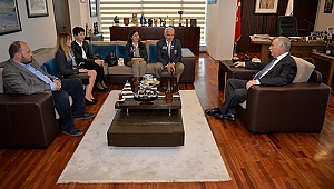 Rotary Bölge Guvernörü Demir'den Başkan Gökhan'a Ziyaret…