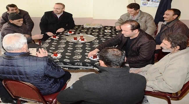 Turan, roman vatandaşlarla buluştu