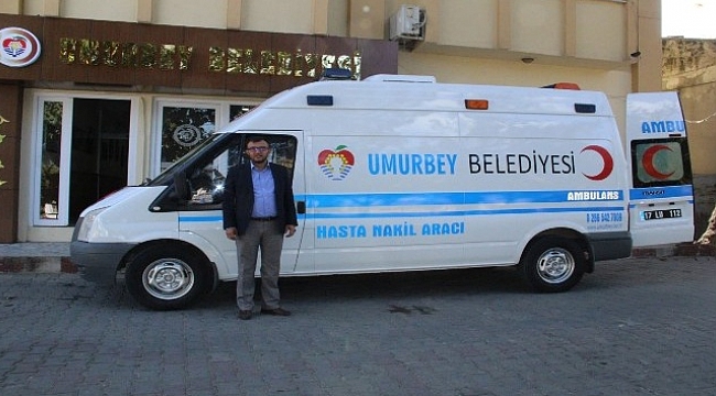 Umurbey Belediyesi Hasta Nakil Ambulansı 15 ayda 200 hasta taşıdı