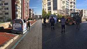 Yerüstü Çöp Konteynerleri Çalışmaları Devam Ediyor…