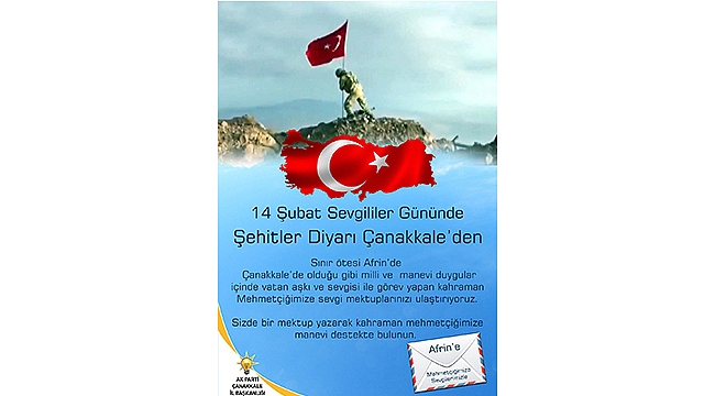 Ak Parti'den Afrin'e mektup kampanyası
