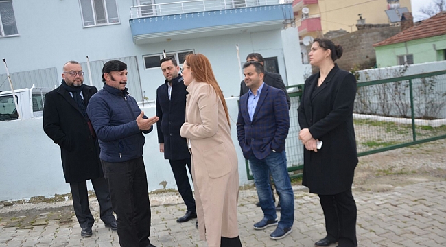 Başkan Karadağ'dan evi yanan muhtara geçmiş olsun ziyareti