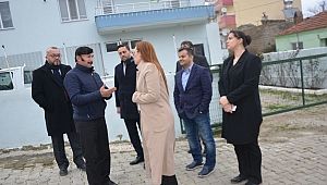 Başkan Karadağ'dan evi yanan muhtara geçmiş olsun ziyareti