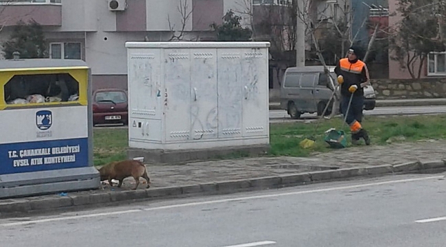 Belediye Personelinin Duyarlı Davranışı Sosyal Medyada Büyük Beğeni Aldı…