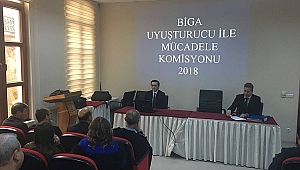 Biga'da "Uyuşturucu İle Mücadele" toplantısı yapıldı