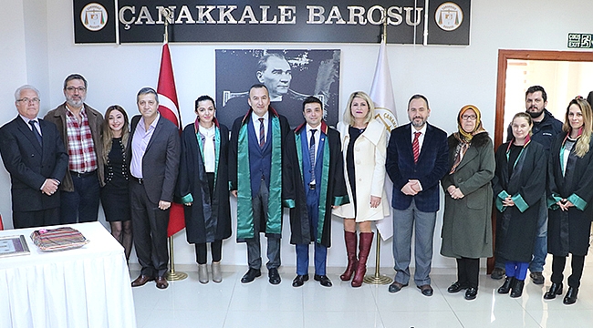 Çanakkale Barosu'nda ruhsat töreni