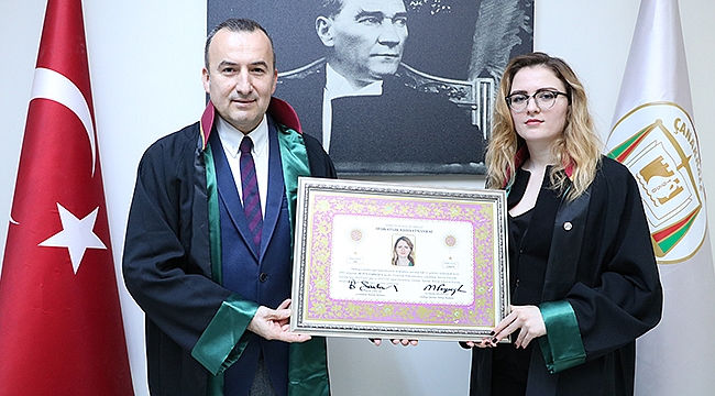 Çanakkale Barosunda ruhsat töreni heyecenı