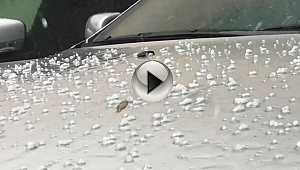 Çanakkale'de sağanak ve dolu yağışı