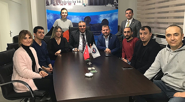 Çanakkale İl Sağlık Müdürü Dr. Ali TAŞÇI Çanakkale Sağlık Sen Şubesini ziyaret etti.