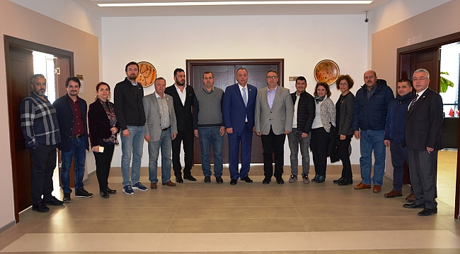  CHP Merkez İlçe Yönetim Kurulu, Yönetim Kurulumuzu Ziyaret Etti