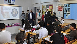 İL MİLLİ EĞİTİM MÜDÜRÜ OSMAN ÖZKAN'IN, AKÇAPINAR İLKOKULU/ORTAOKULU ZİYARETİ