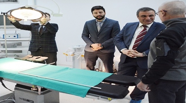 İl Sağlık Müdürü Taşçı Lapseki Devlet Hastanesini inceledi