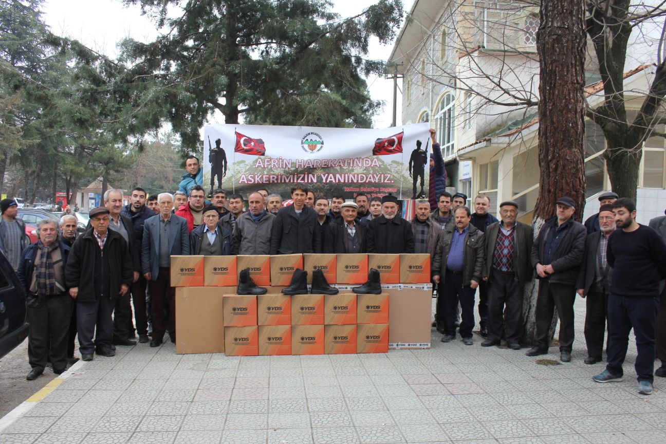  Kalkım Belediyesi'nden Afrin'de bulunan askerimize Bot Yardımı