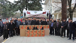  Kalkım Belediyesi'nden Afrin'de bulunan askerimize Bot Yardımı