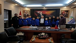 Lapseki Judo Takımı Sporcularından Lapseki Belediyesine Ziyaret