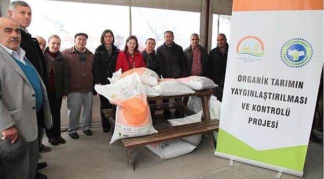 Organik Gübre Dağıtım Töreni düzenlendi