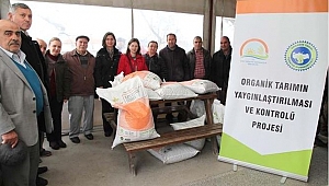 Organik Gübre Dağıtım Töreni düzenlendi