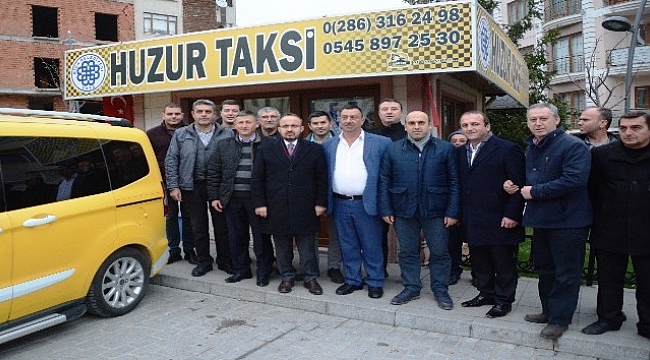 Turan, taksicilerle bir araya geldi