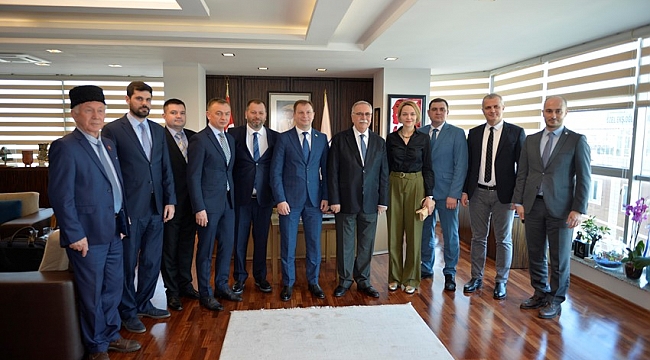 Ukrayna Heyetinden Başkan Gökhan'a Ziyaret…