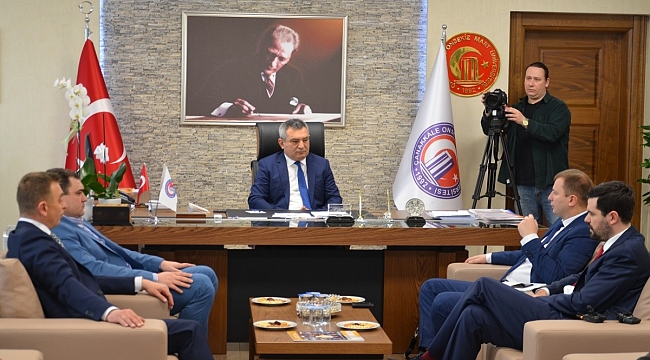 Ukrayna heyetinden ÇOMÜ'ye ziyaret