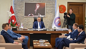 Ukrayna heyetinden ÇOMÜ'ye ziyaret