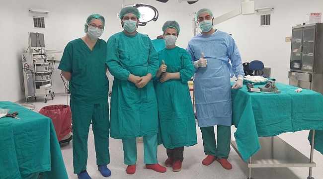 YANIK ÜNİTEMİZDEKİ İLK BAŞARILI AMELİYAT GERÇEKLEŞTİRİLDİ