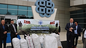 'Zeytin Dalı Harekatı'na Biga'dan Destek