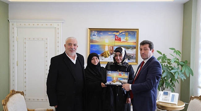 15 Temmuz Kahramanı Şerife Boz'dan Valiliğe Ziyaret