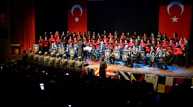 18 Mart Çanakkale Deniz Zaferi Oratoryosu Sahnelendi