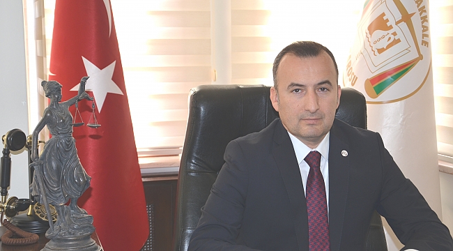 Baro Başkanı Şarlan'dan Kınama Mesajı