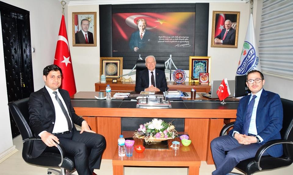 Başkan Yılmaz, konuklarını ağırladı