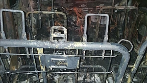 Biga Çan Yolunda Araç Küle Döndü