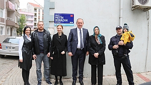 Biga'da Şehit Metin Borazan'ın ismi sokağa verildi
