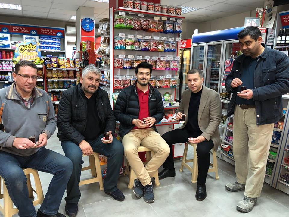 ÇANLI ESNAFLAR KEPENKLERİNİ BAŞKAN KUZU'YLA AÇIYOR