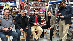 ÇANLI ESNAFLAR KEPENKLERİNİ BAŞKAN KUZU'YLA AÇIYOR