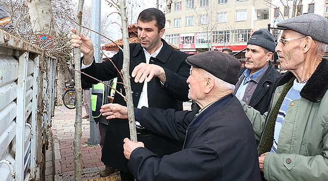 Daha Yeşil Bir BAYRAMİÇ için Başkan ARSLAN'dan 3 Bin Fidan