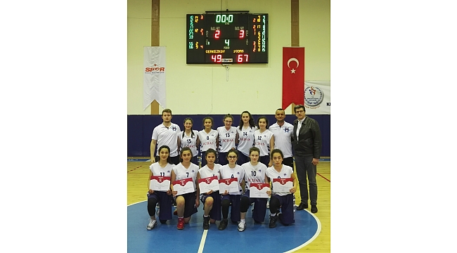  İÇDAŞ Spor U15 Kız Basketbol Takımı adım adım şampiyonluğa gidiyor