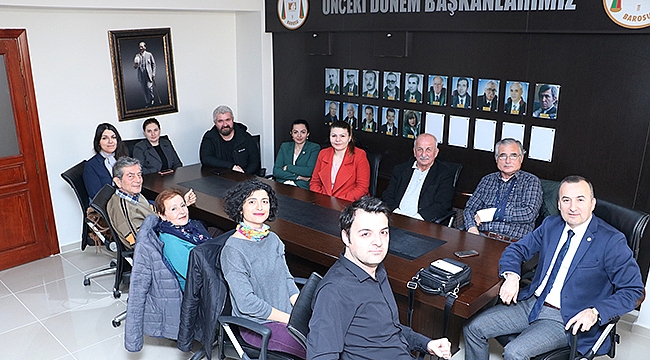 İda Dayanışma Derneği'nden Baro'ya ziyaret
