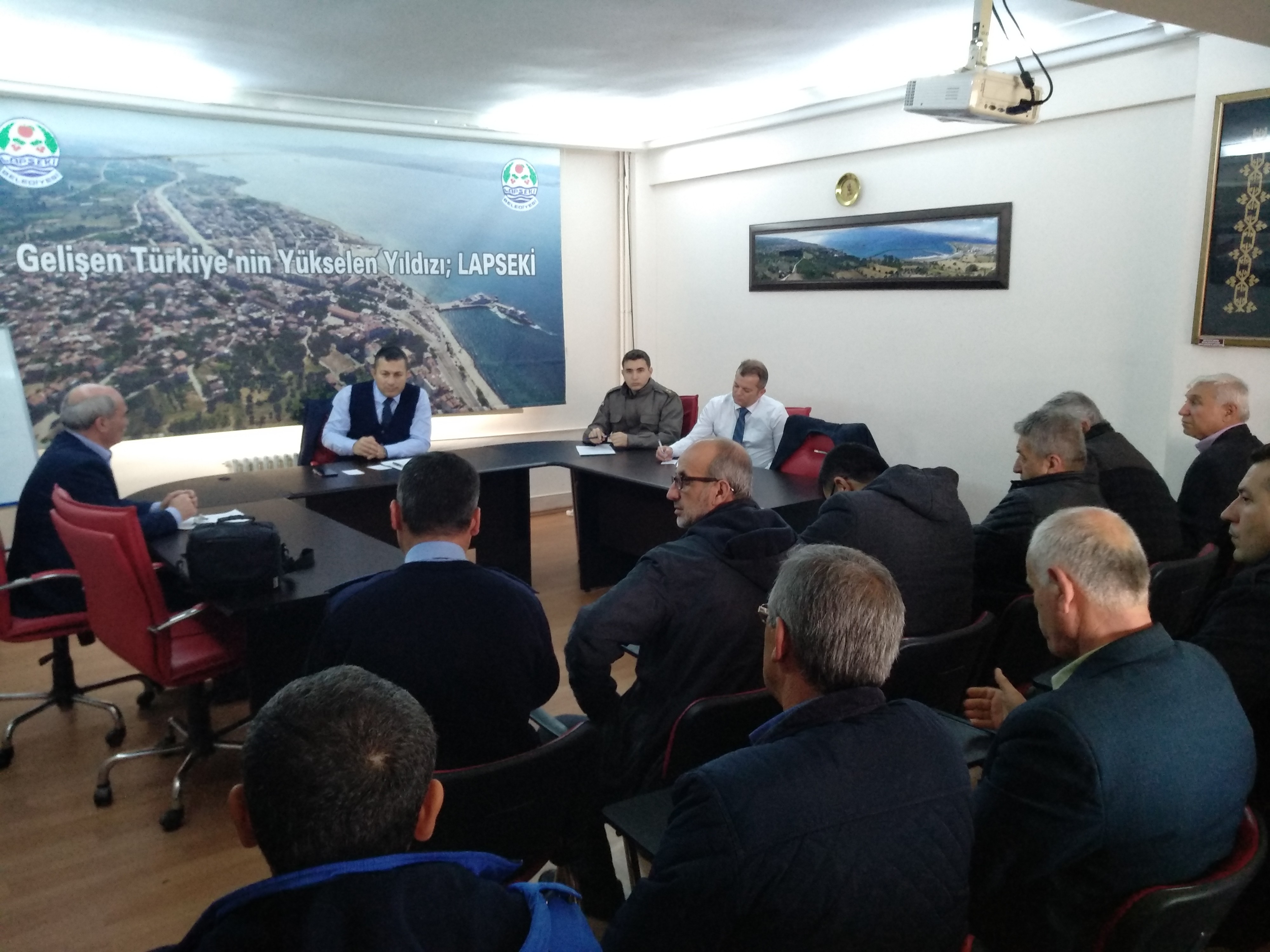  Lapseki'de Güvenlik Toplantısı yapıldı