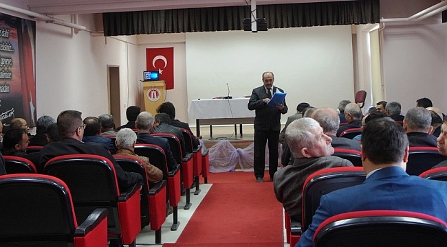 Lapseki'de Muhtarlara Temiz Su Kullanım Eğitimi