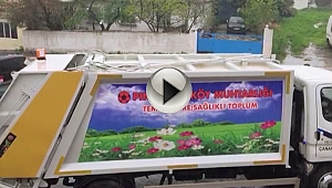 Pınarbaşı Köyüne Çöp Kamyonu Hibe Edildi