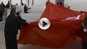 Şehitler Abidesindeki Dev Türk Bayrağı Kuvvetli Rüzgar Nedeniyle 3 Kez Hasar Gördü