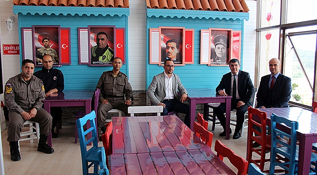 Şehitler sokağı açıldı