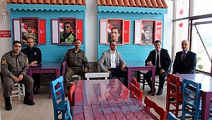 Şehitler sokağı açıldı