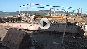 Şiddetli Fırtına İskeleyi Uçurdu