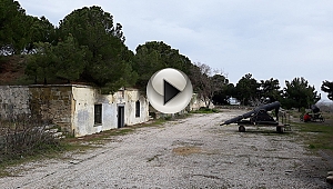 Tarihi tabyada 'paintball' oynanması tepkilere neden oldu