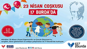 23 Nisan Coşkusu Esas 17 Burda' da
