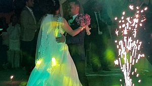 Balayına değil maça çıktı